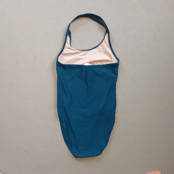 SOLD teal halter leotard - Picture 2 of 3